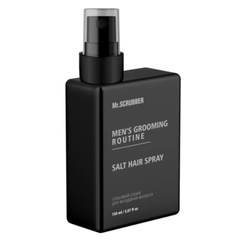 Солевой спрей для укладки волос Mr.Scrubber Men's Grooming Routine, 150 мл - Pampik