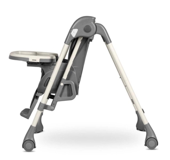 Стільчик для годування Lionelo Laurice Grey Stone, з функцією гойдалки, темно-сірий - Pampik - 8