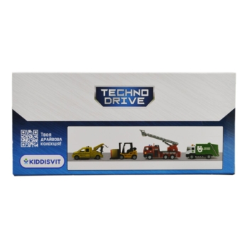 Автомодель TechnoDrive City service Мусоровоз зеленая (510705.270) - Pampik - 12