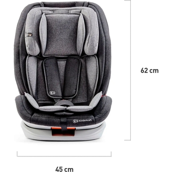 Автокрісло Kinderkraft Oneto3 чорне (00-00158329) - Pampik - 3