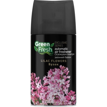 Сменный баллон Green Fresh для автоматического освежителя воздуха Сирень, 250 мл - Pampik