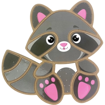 Пазл-вкладыш Аплі Краплі Енот (СК-06) - Pampik