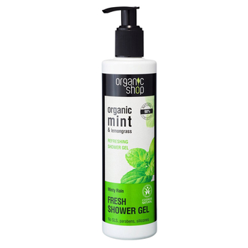 Гель для душу Organic Shop М'ятний дощ, 280 мл - Pampik