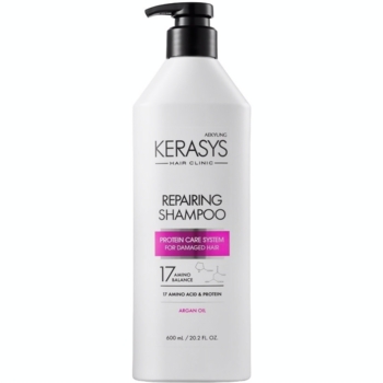 Шампунь Kerasys Hair Clinic Repairing Shampoo, відновлюючий, 600 мл - Pampik