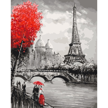 Картина за номерами ArtCraft Паризький бомонд 40x50 см (11223-AC) - Pampik