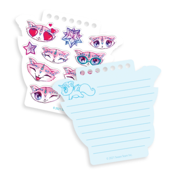 Миниблокнот Nebulous Stars Космические питомцы, 4 вида, в ассортименте (11434) - Pampik - 9