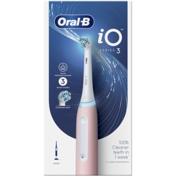 Электрическая зубная щетка Oral-B iO Series 3, розовый - Pampik