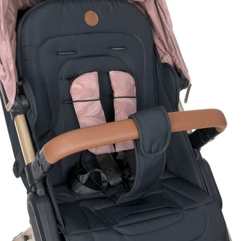 Прогулянкова коляска El Camino Dynamic Pro Me 1053G Special Pink, рожева з чорним (25486) - Pampik - 11