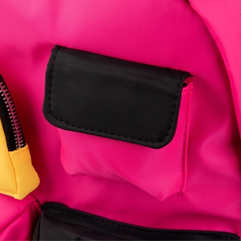 Рюкзак Yes T-126 Fame, черный с малиновым (558925) - Pampik - 10