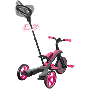 Велосипед трехколесный Globber Explorer Trike 4 в 1 розовый (632-110-3) - Pampik - 3