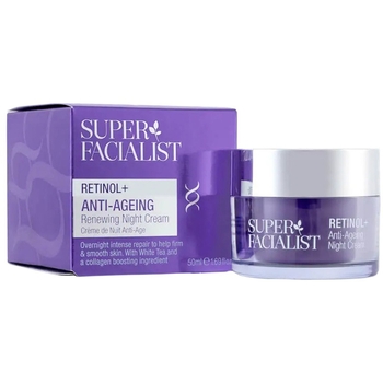 Крем для лица ночной Super Facialist Retinol+ Anti-Aging Renewing 50 мл - Pampik