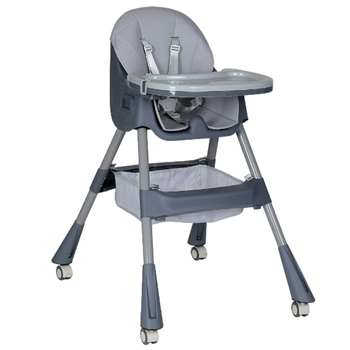 Стільчик для годування Bambi M 5722 Grey (25991) - Pampik