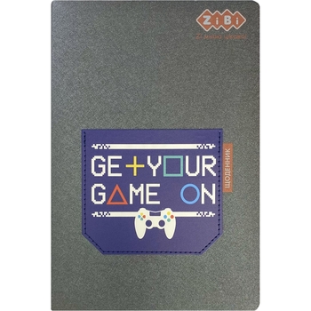 Щоденник шкільний ZiBi Game В5 48 аркушів сірий (ZB.13230-09) - Pampik