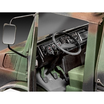 Сборная модель Revell Грузовик Unimog 2T milgl, уровень 5, масштаб 1:35, 190 деталей (RVL-03337) - Pampik - 4