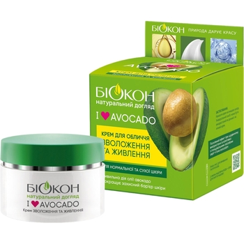 Крем для обличчя Біокон I love Зволоження та живлення 50 мл - Pampik