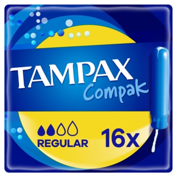 Тампони Tampax Compak Regular, з аплікатором, 16 шт. - Pampik