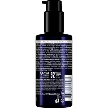 Эликсир Gliss Night Elixir Overnight Reconstruction, 100 мл - Pampik - 2