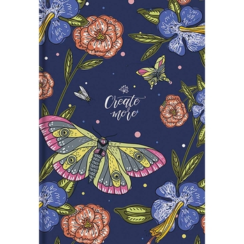 Тетрадь для записей MonAmi, A5, в линейку, 80 л., темно-синяя (A5-IC-080-748L) - Pampik