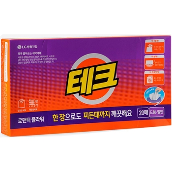 Стиральный порошок листовой LG Tech Romantic Flower, 20 шт. - Pampik