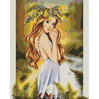 Набір з алмазною мозаїкою Ідейка Берегиня лісу, 50х40 см (AMO7398) - Pampik