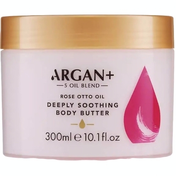 Масло для тіла Argan+ Rose Otto Oil Deeply Soothing, 300 мл - Pampik