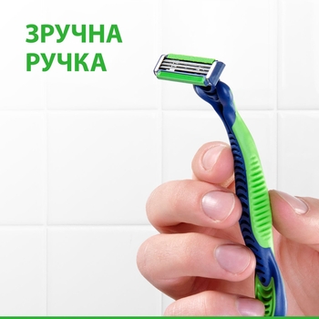 Одноразові станки для гоління Gillette Blue 3 Sensitive 6 шт. - Pampik - 3