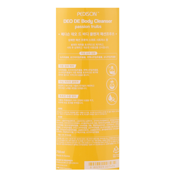 Гель для душу Pedison Тропічні фрукти Deo De Body Cleanser Passion Fruits, 750 мл (007434) - Pampik - 3