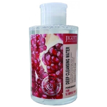 Рідина для зняття макіяжу Jigott Pomegranate Deep Cleansing Water з екстрактом гранату, 530 мл - Pampik