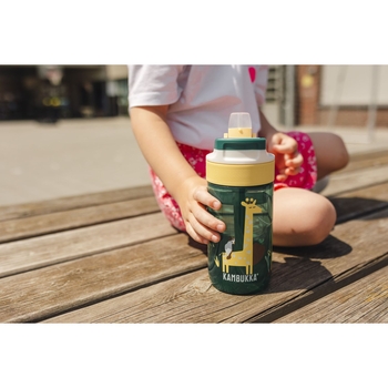 Пляшка для води дитяча Kambukka Lagoon Kids Safari Jungle, 400 мл, зелена (11-04051) - Pampik - 7