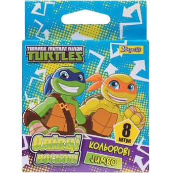 Олівці 1 Вересня Jumbo, воскові, 8 кольорів (590121) - Pampik