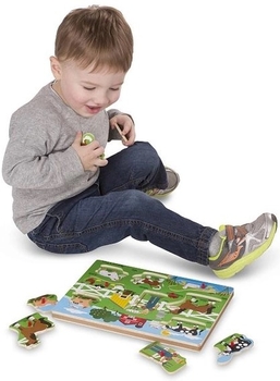 Звуковий пазл Melissa&Doug Ферма старого Макдональдса (MD738) - Pampik - 4