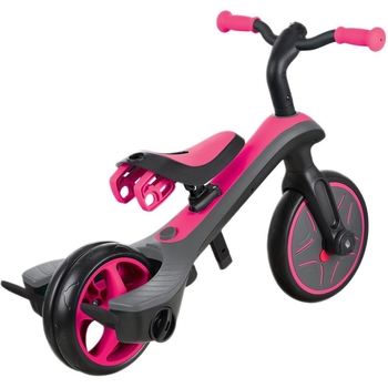 Велосипед трехколесный Globber Explorer Trike 4 в 1 розовый (632-110-3) - Pampik - 7