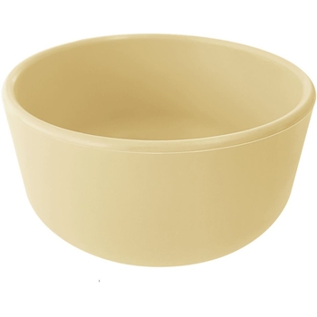Тарелка силиконовая MinikOiOi Bowl Mellow Yellow, глубокая (101080106) - Pampik