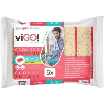 Губки кухонні viGO! Premium, 5 шт. - Pampik