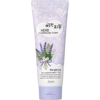 Пена для умывания лица Esfolio Pure Skin травяная 150 мл - Pampik