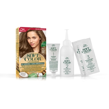 Краска для волос Wella Soft Color тон 70 Натуральный блонд, 125 мл - Pampik - 5