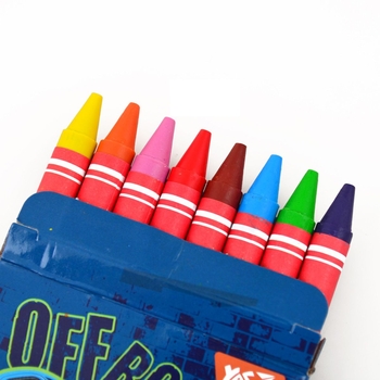 Олівці Yes M-Trucks, воскові, 8 кольорів (590137) - Pampik - 2