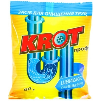 Засіб для очищення труб Oniks Krot Профі, 80 г - Pampik