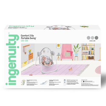 Крісло-гойдалка Ingenuity Comfort 2 Go Cuddle Lamb (12184) - Pampik - 12