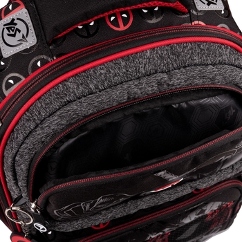 Рюкзак Yes S-87 Marvel.Deadpool, черный с красным (553905) - Pampik - 13