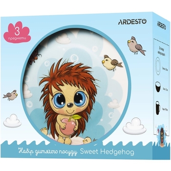 Набір дитячого посуду Ardesto Sweet hedgehog (AR3455HS) - Pampik - 5
