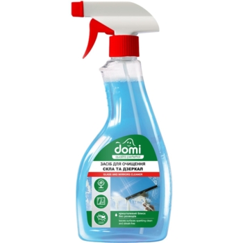 Засіб для очищення скла та дзеркал Domi, 500 мл - Pampik