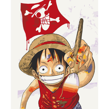 Картина за номерами ArtCraft Монкі Д Луффі 40x50 см (16058-AC) - Pampik