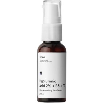 Сыворотка для лица Sane Hyaluronic Acid 2% + B5 + PP, 30 мл - Pampik