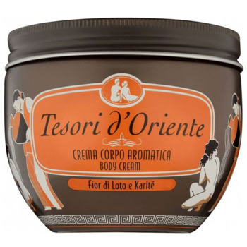 Крем для тела Tesori d'Oriente Fiore di Loto e Karite парфюмерный 300 мл - Pampik