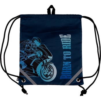 Сумка для взуття Yes SB-10 Born to Ride, синій (533468) - Pampik