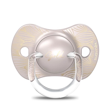 Пустушка фізіологічна Suavinex Gold Edition, 6-18 міс., золота (307860) - Pampik