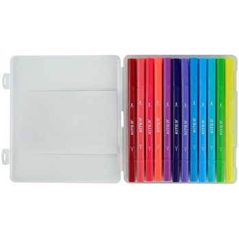 Набор скетч маркеров Kite Butterfly, двусторонние, 12 шт. (K22-044-2) - Pampik - 2