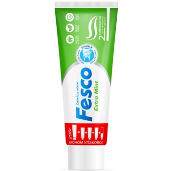 Зубна паста Fesco Extra Mint, 250 мл - Pampik