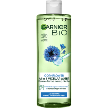 Мицеллярная вода Garnier Bio с цветочной водой василька 400 мл - Pampik